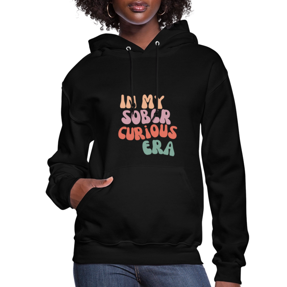 Sober Curious Era Women's Hoodie - black