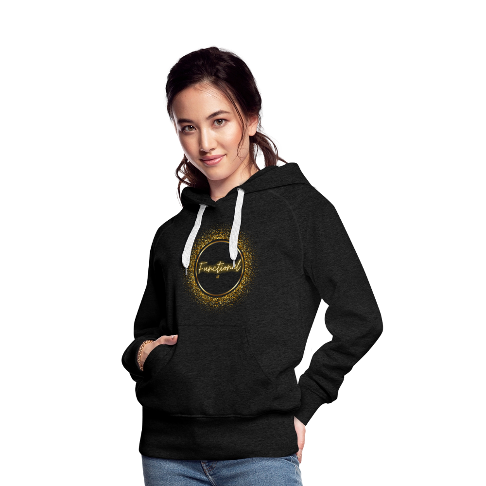 Golden Circle Functional AF Women’s Premium Hoodie - charcoal grey