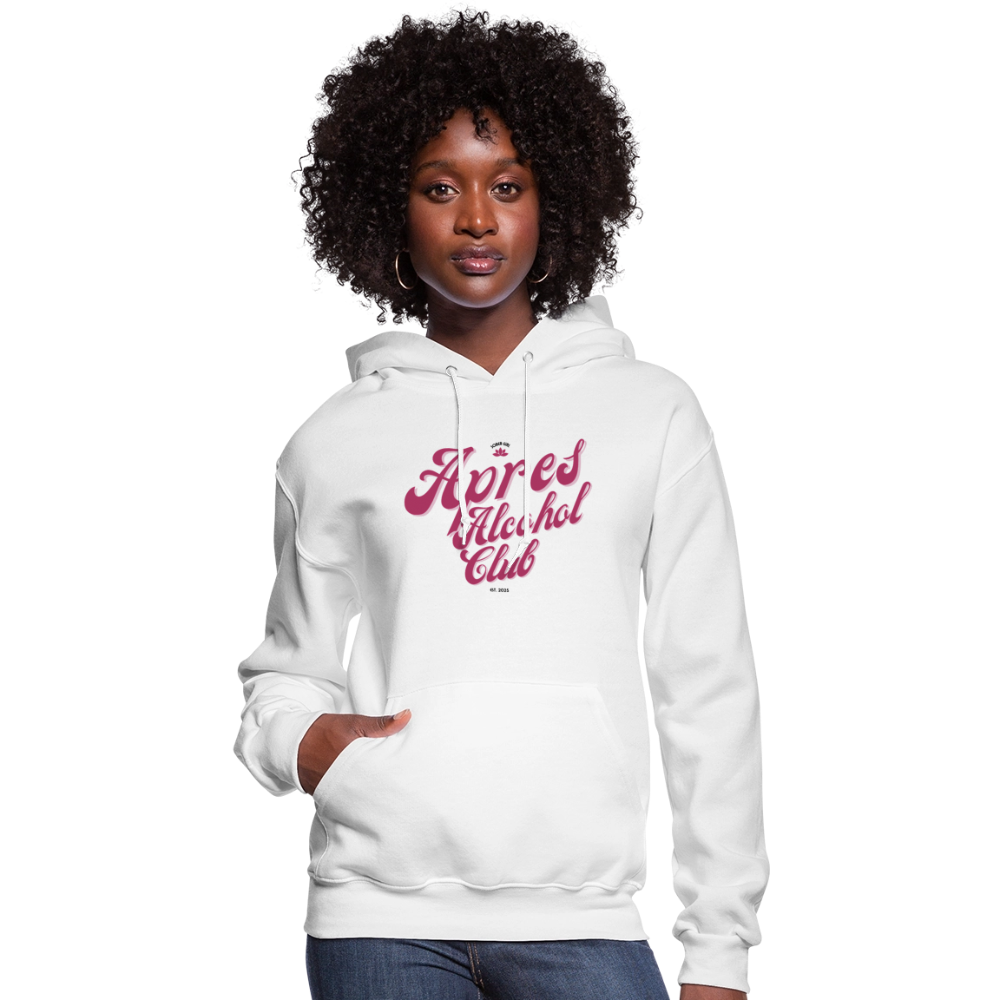 Apres Alcohol Club Women's Hoodie - white