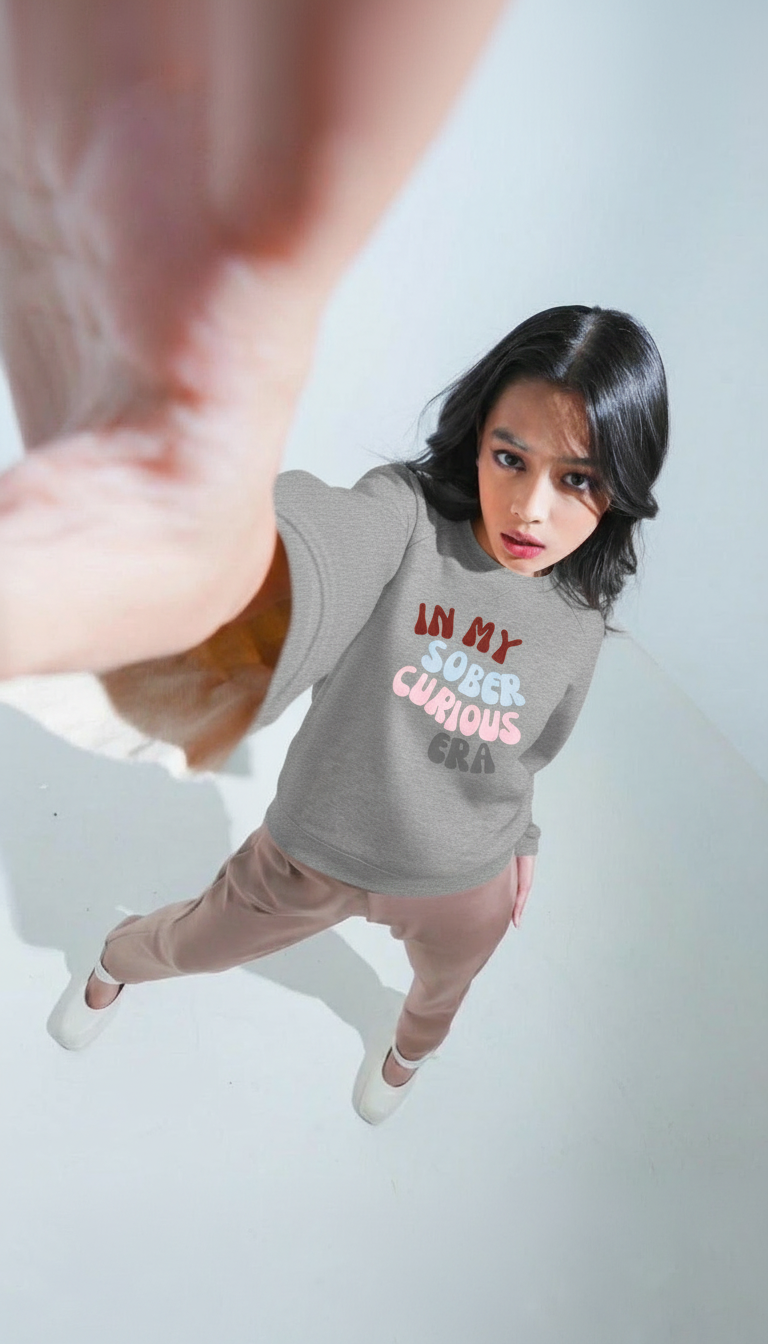In My Sober Curious Era Crewneck