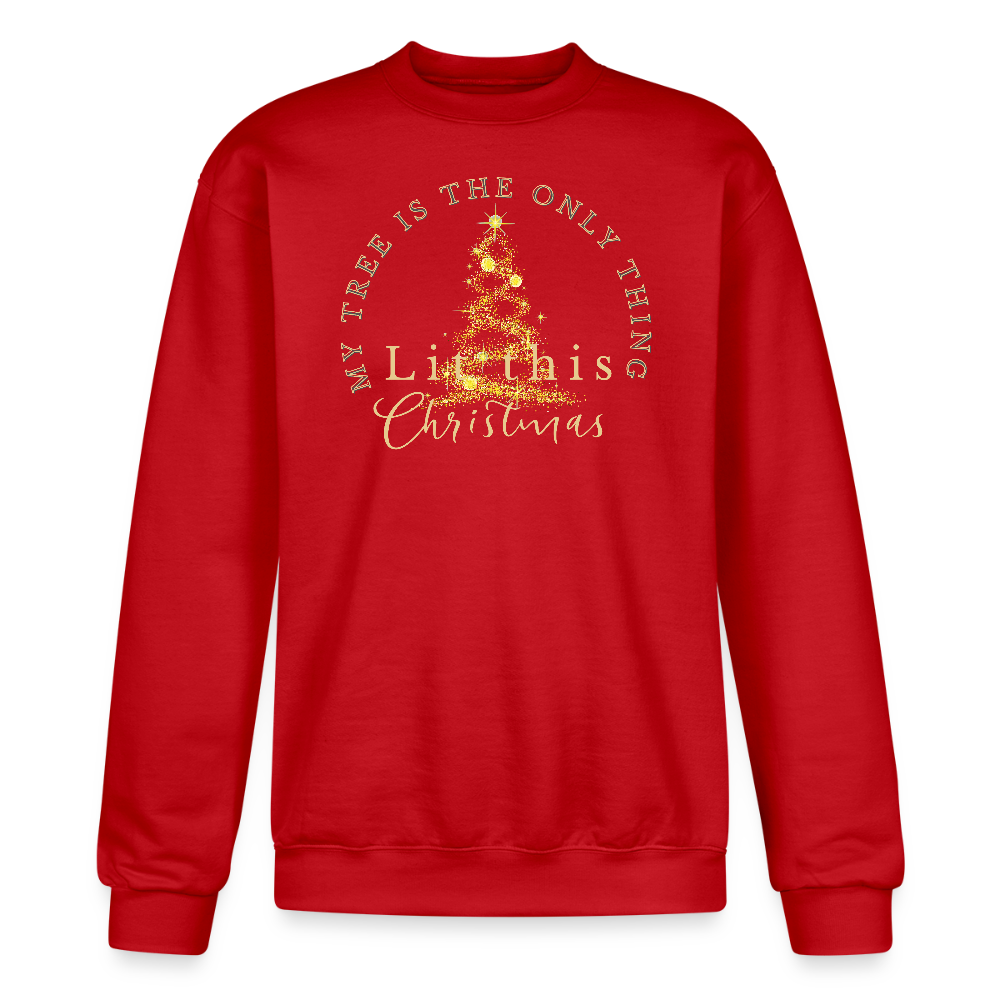 Only the tree Crewneck Sweatshirt - Scarlet