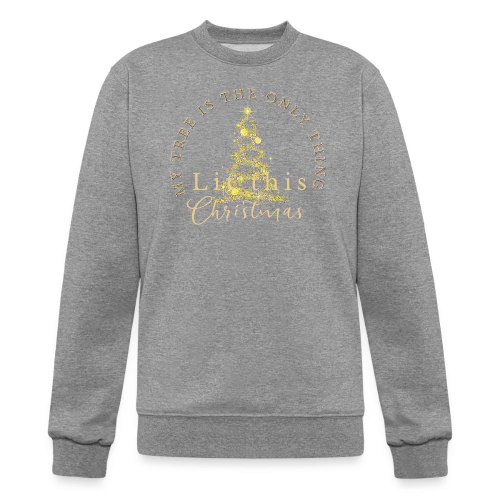 Only the tree Crewneck Sweatshirt - heather gray