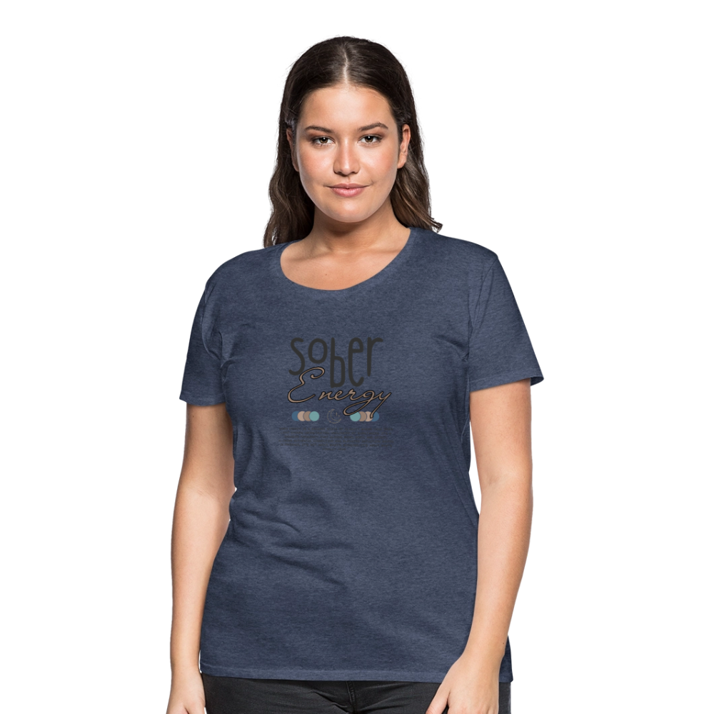 Sober Energy women's t-shirt - heather blue