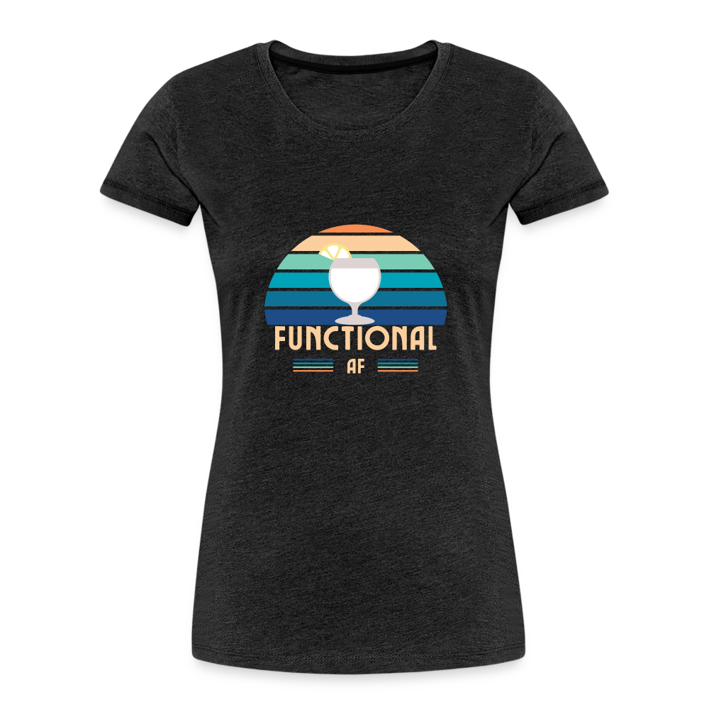 Functional AF Women’s Premium Organic T-Shirt - charcoal grey