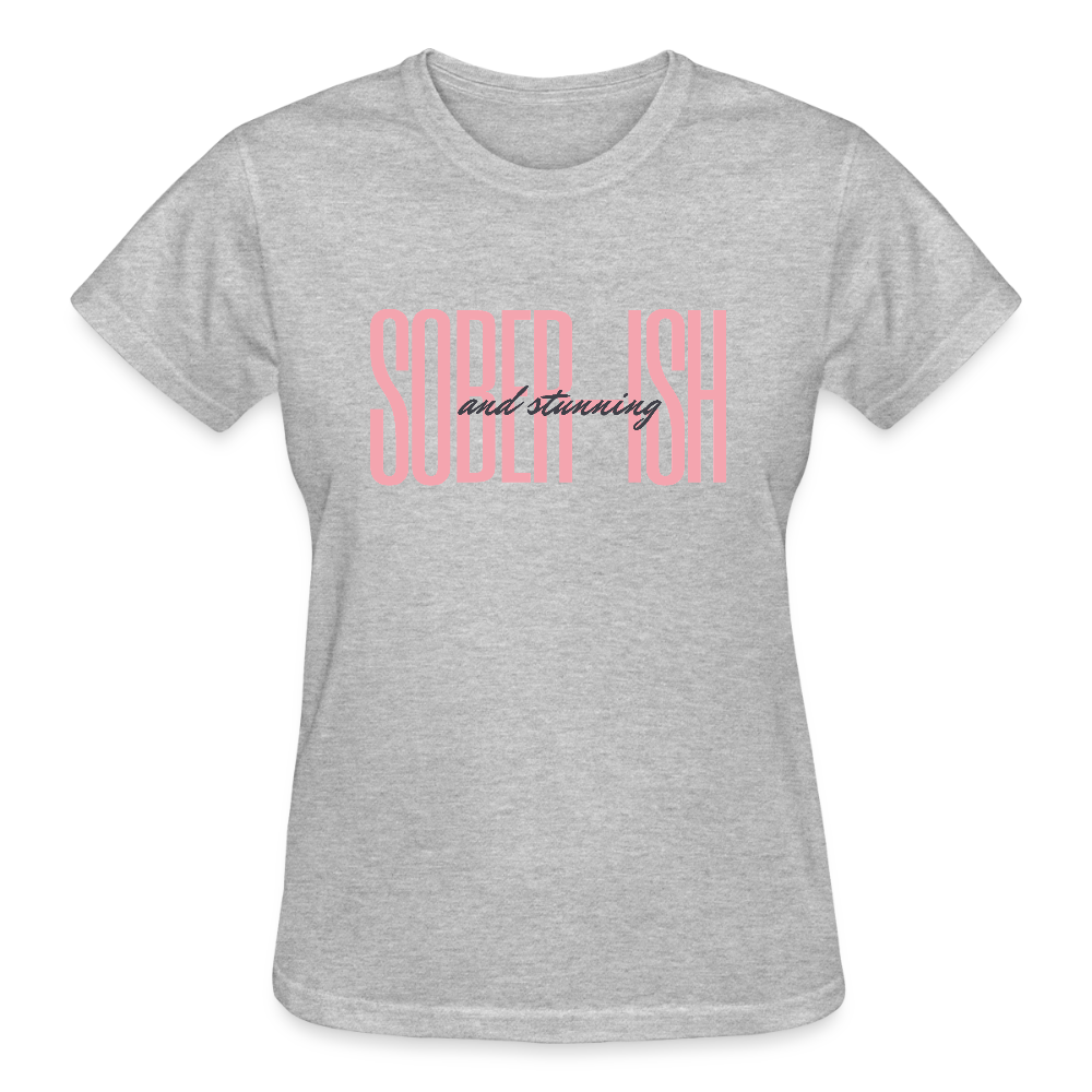 Sober-ish and Stunning Women’s Premium Organic T-Shirt - heather gray