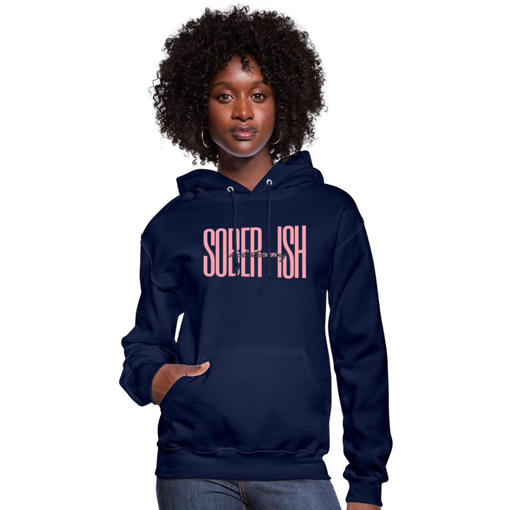 Sober-ish & Stunning Hoodie - navy