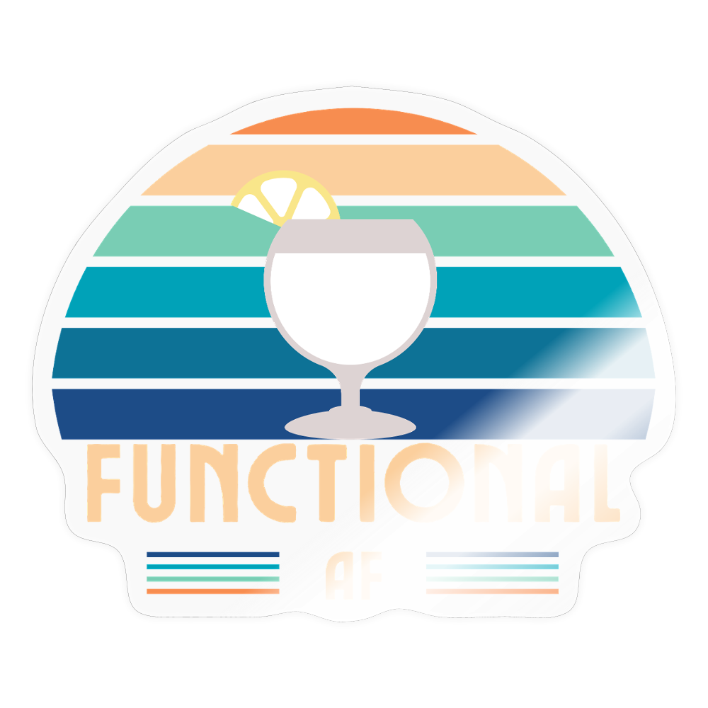 Functional AF Sticker - transparent glossy