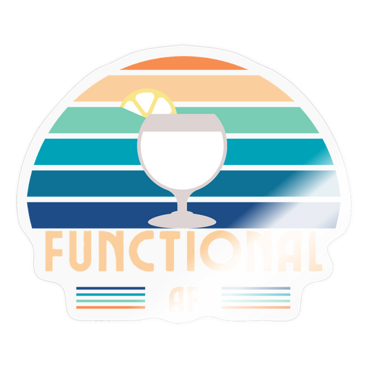 Functional AF Sticker - transparent glossy