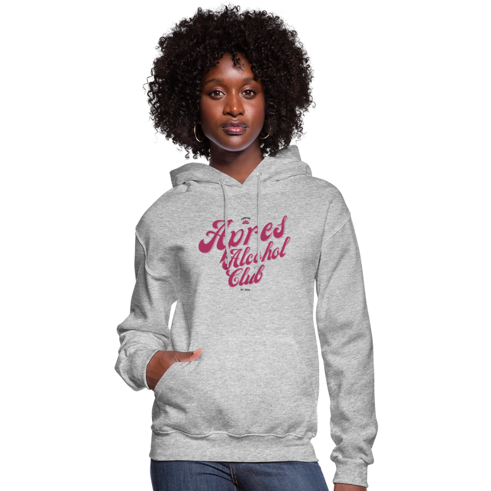 Apres Alcohol Club Women's Hoodie - heather gray