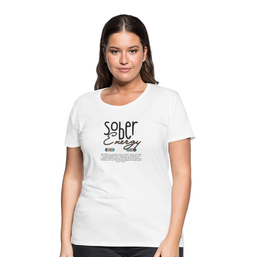 Sober Energy women's t-shirt - white
