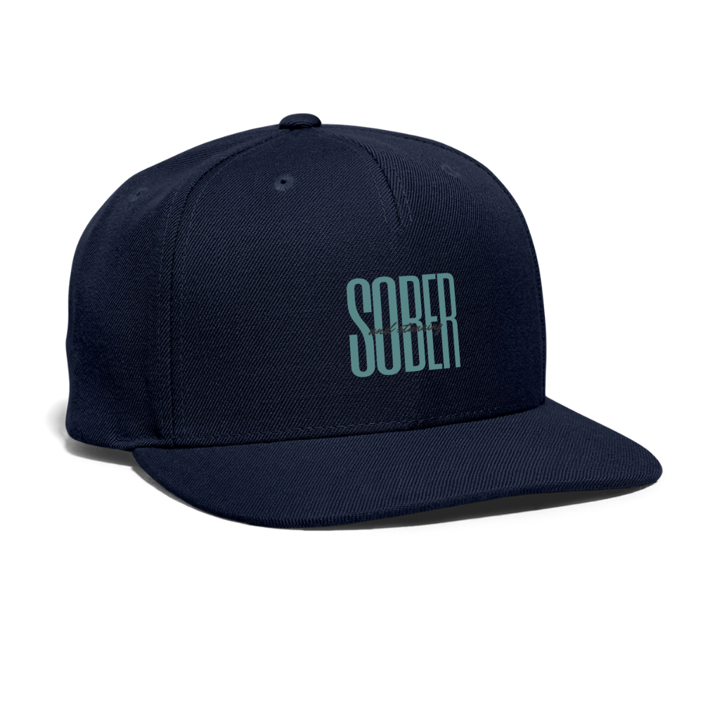 Sober & Beautiful Cap in teal - navy