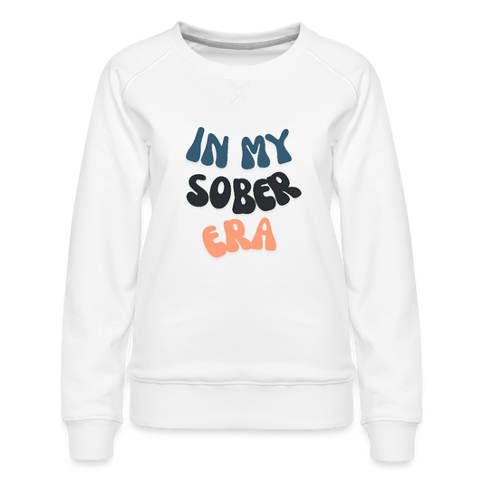 In My Sober Era Crewneck - white