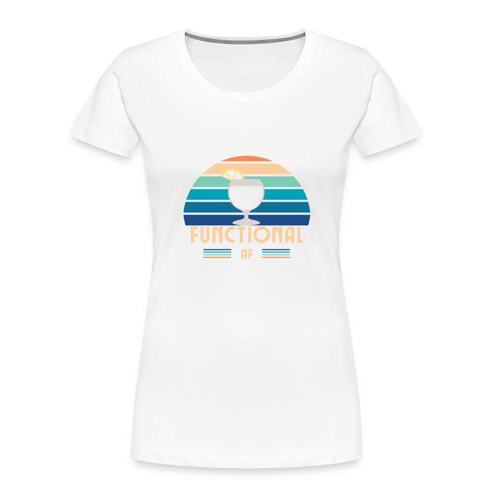 Functional AF Women’s Premium Organic T-Shirt - white