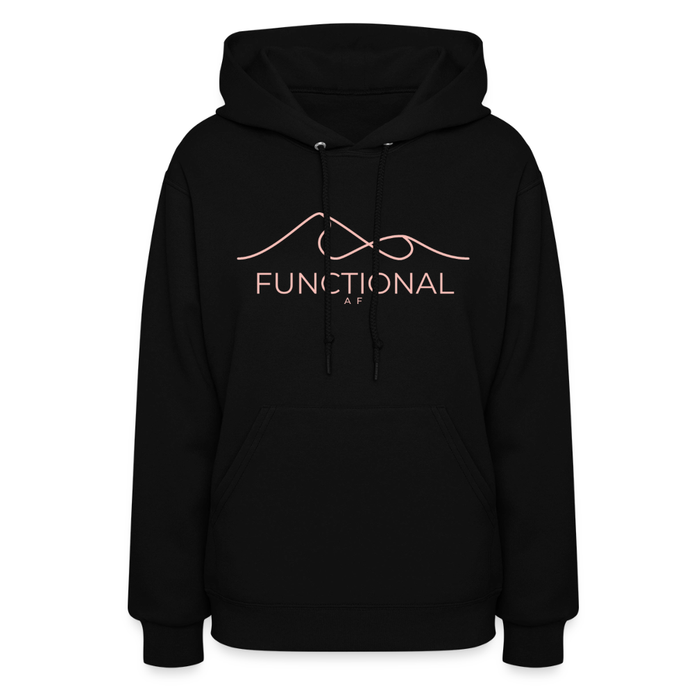 Mountain Functional AF Women's Hoodie - black