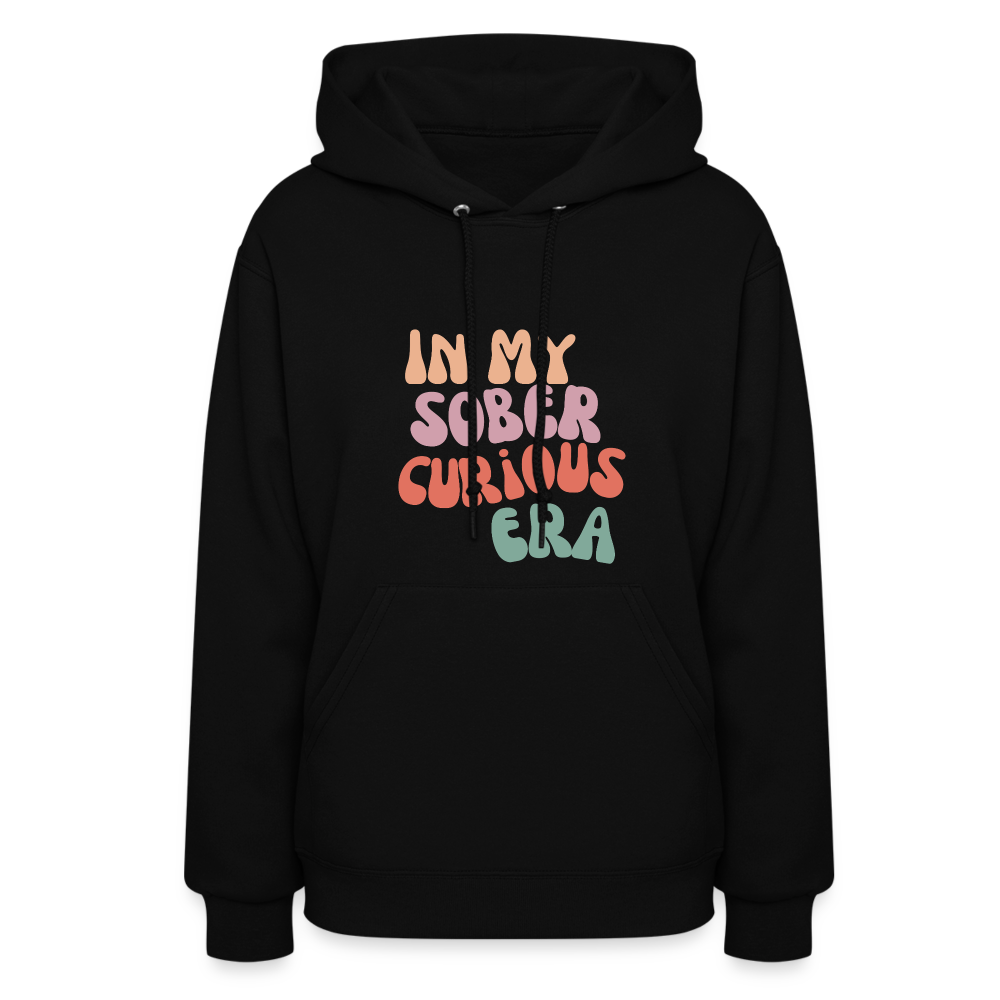 Sober Curious Era Women's Hoodie - black