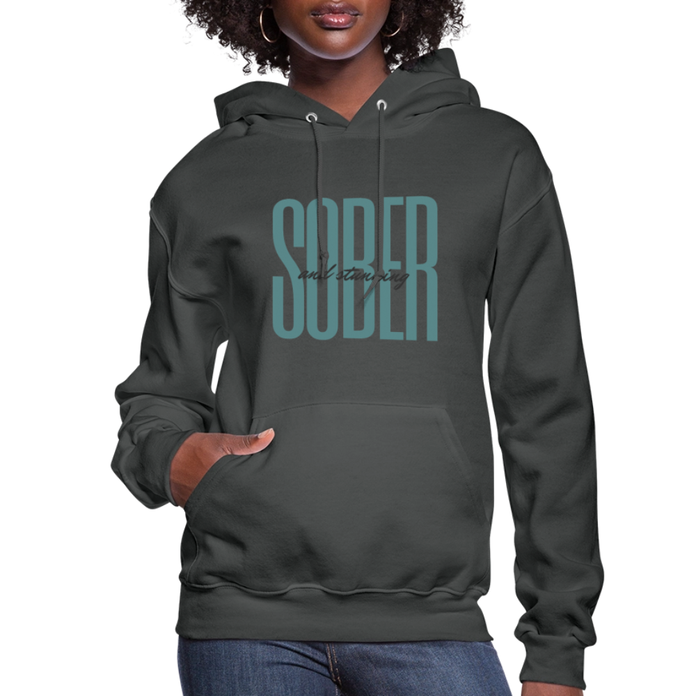 Sober & Stunning Hoodie - asphalt