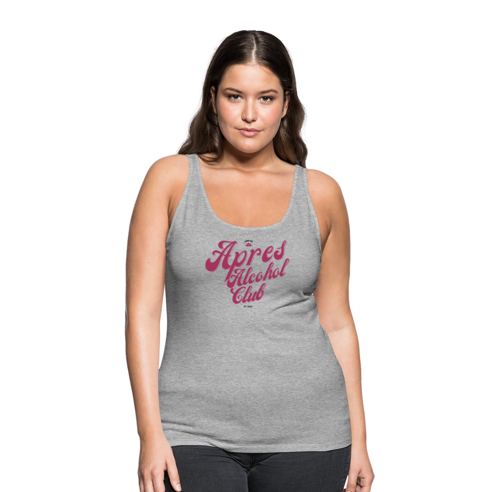 Apres Alcohol Club Premium Tank Top - heather gray