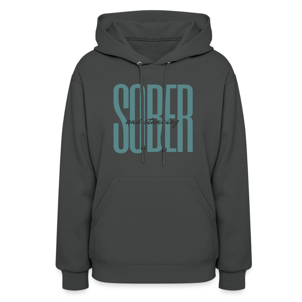 Sober & Stunning Hoodie - asphalt