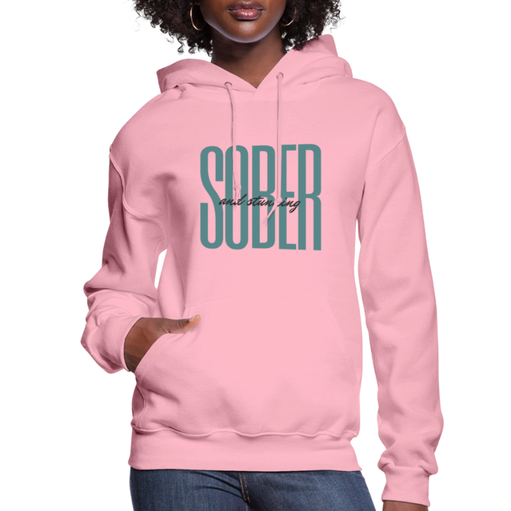 Sober & Stunning Hoodie - classic pink