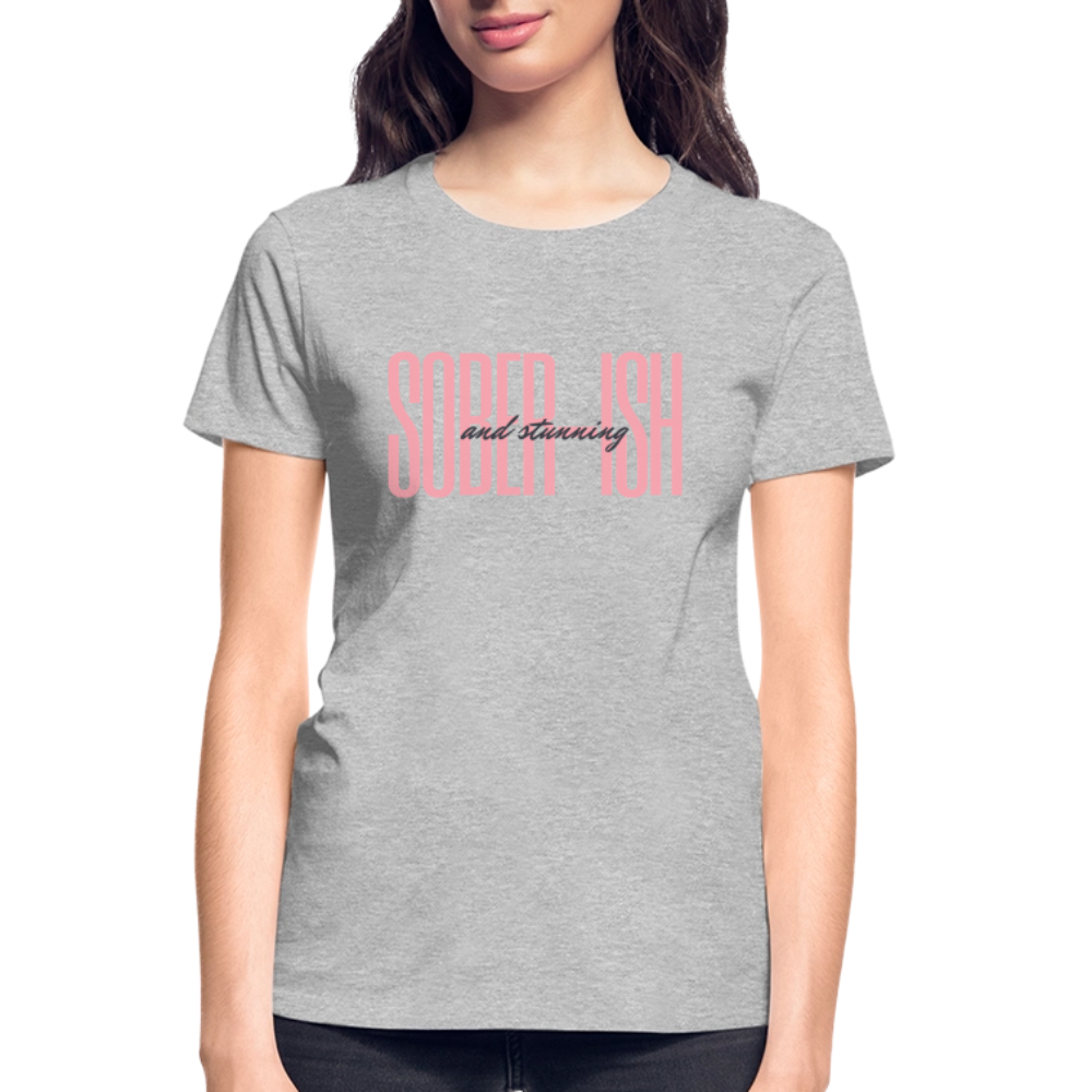Sober-ish and Stunning Women’s Premium Organic T-Shirt - heather gray