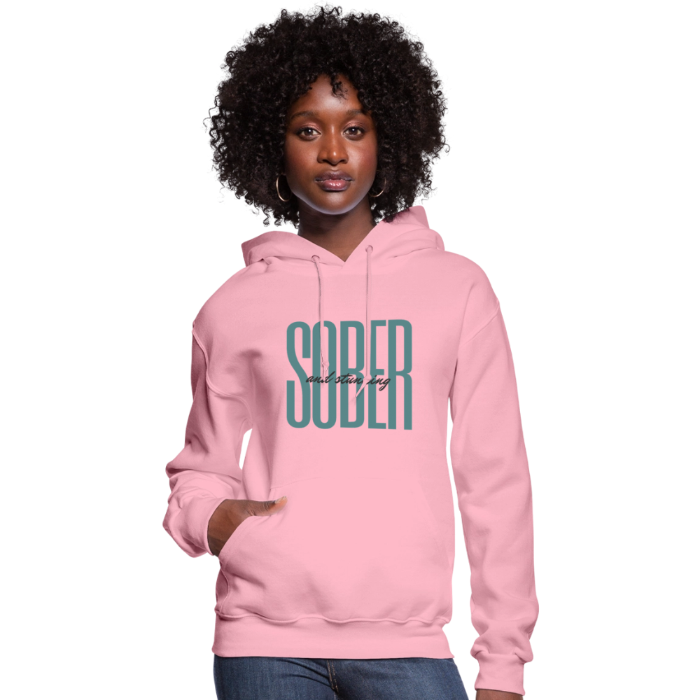 Sober & Stunning Hoodie - classic pink