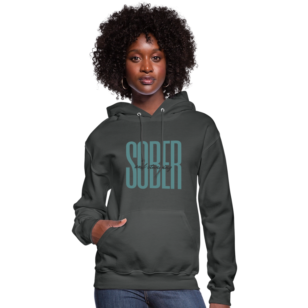 Sober & Stunning Hoodie - asphalt