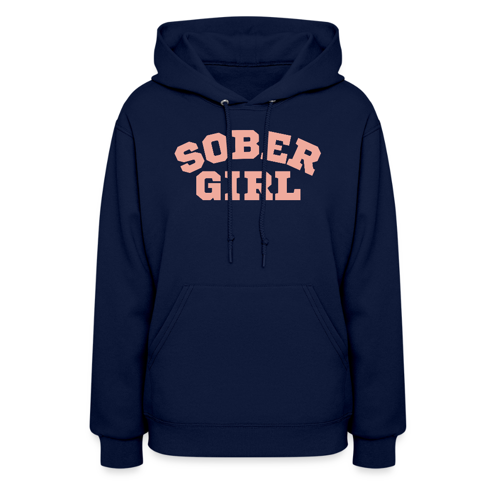 Sober Girl University Hoodie - navy