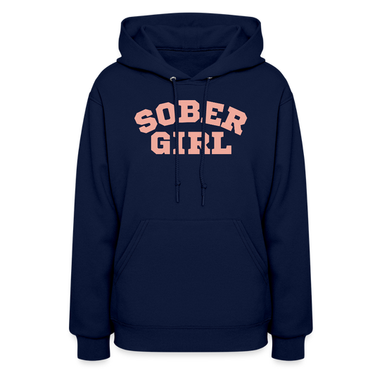 Sober Girl University Hoodie - navy