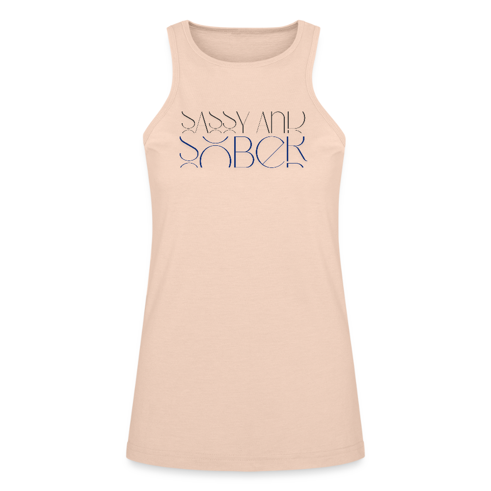 Sassy & Sober Racerback Tank - natural