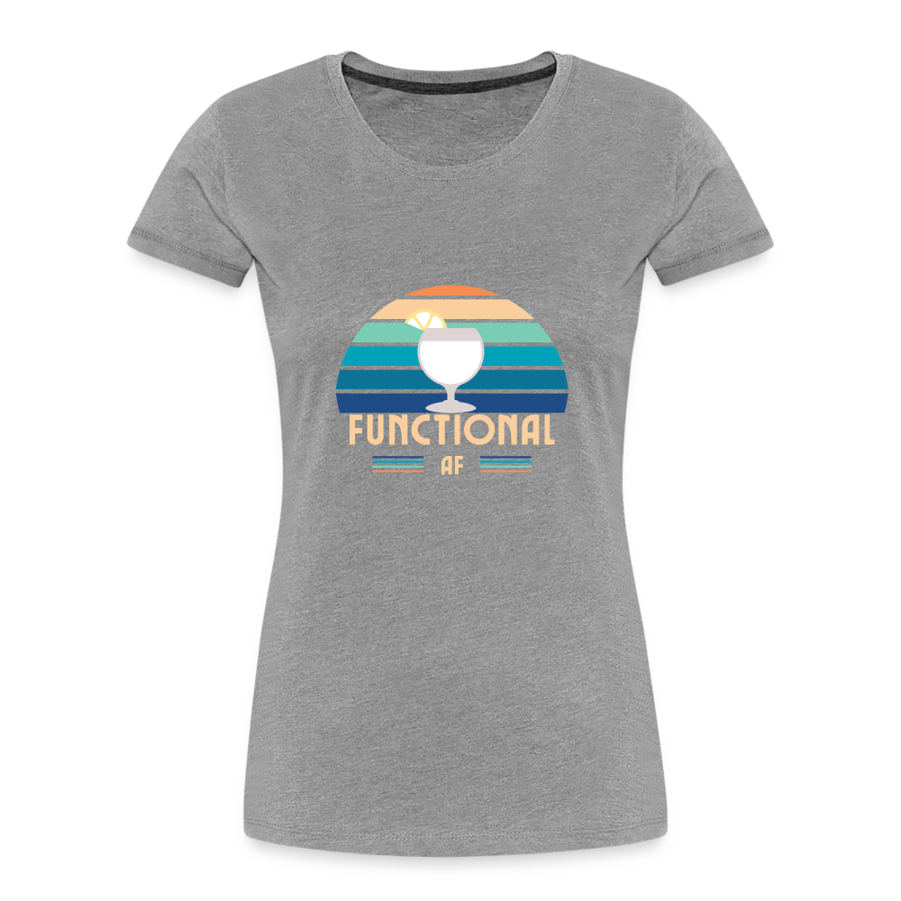 Functional AF Women’s Premium Organic T-Shirt - heather gray