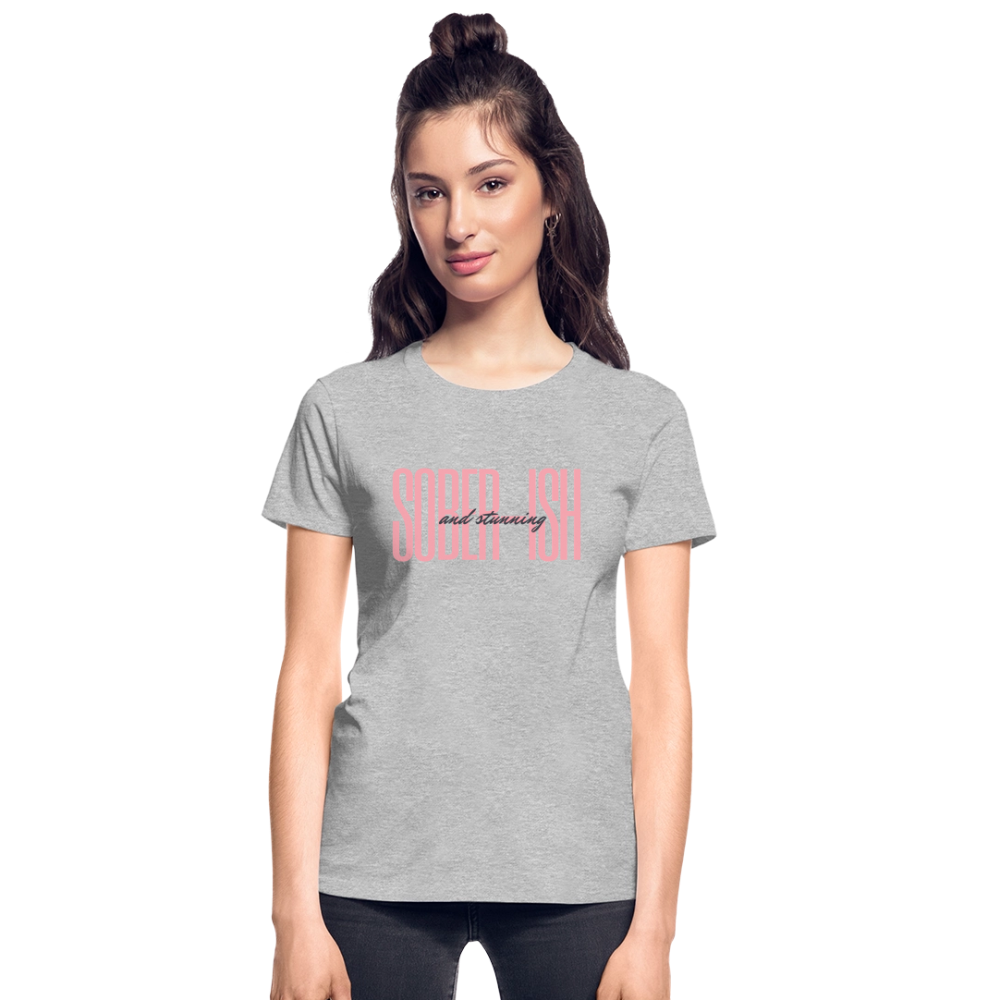 Sober-ish and Stunning Women’s Premium Organic T-Shirt - heather gray