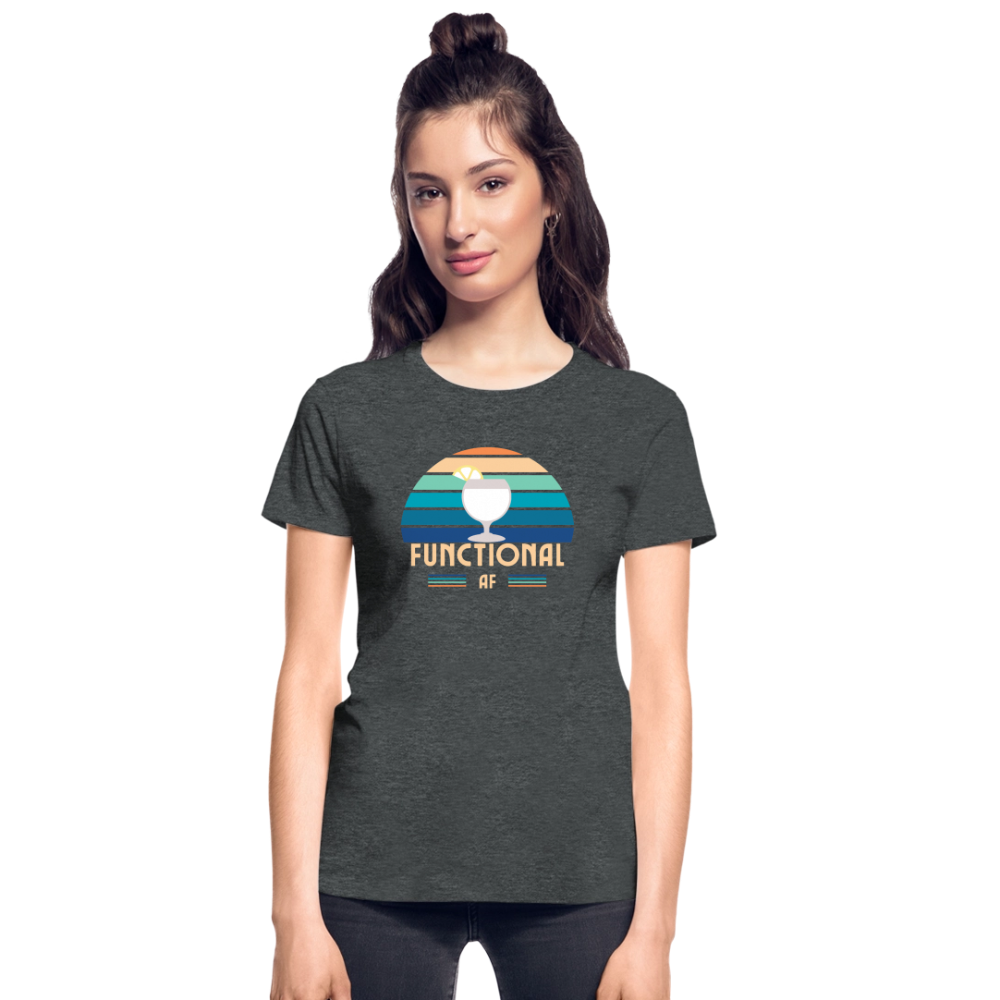 Functional AF Women’s Premium Organic T-Shirt - deep heather
