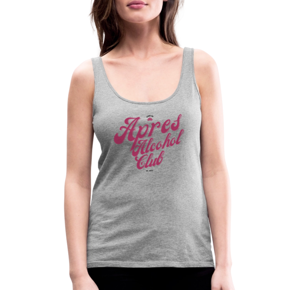 Apres Alcohol Club Premium Tank Top - heather gray