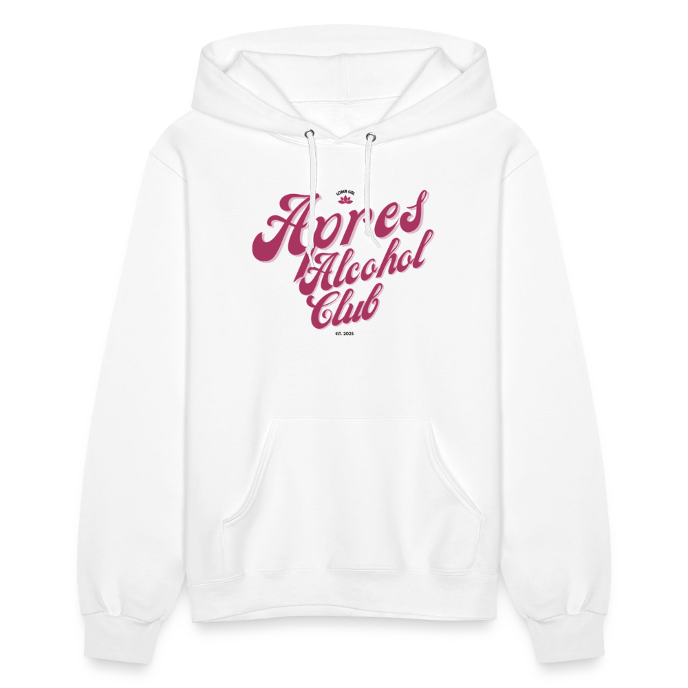 Apres Alcohol Club Women's Hoodie - white
