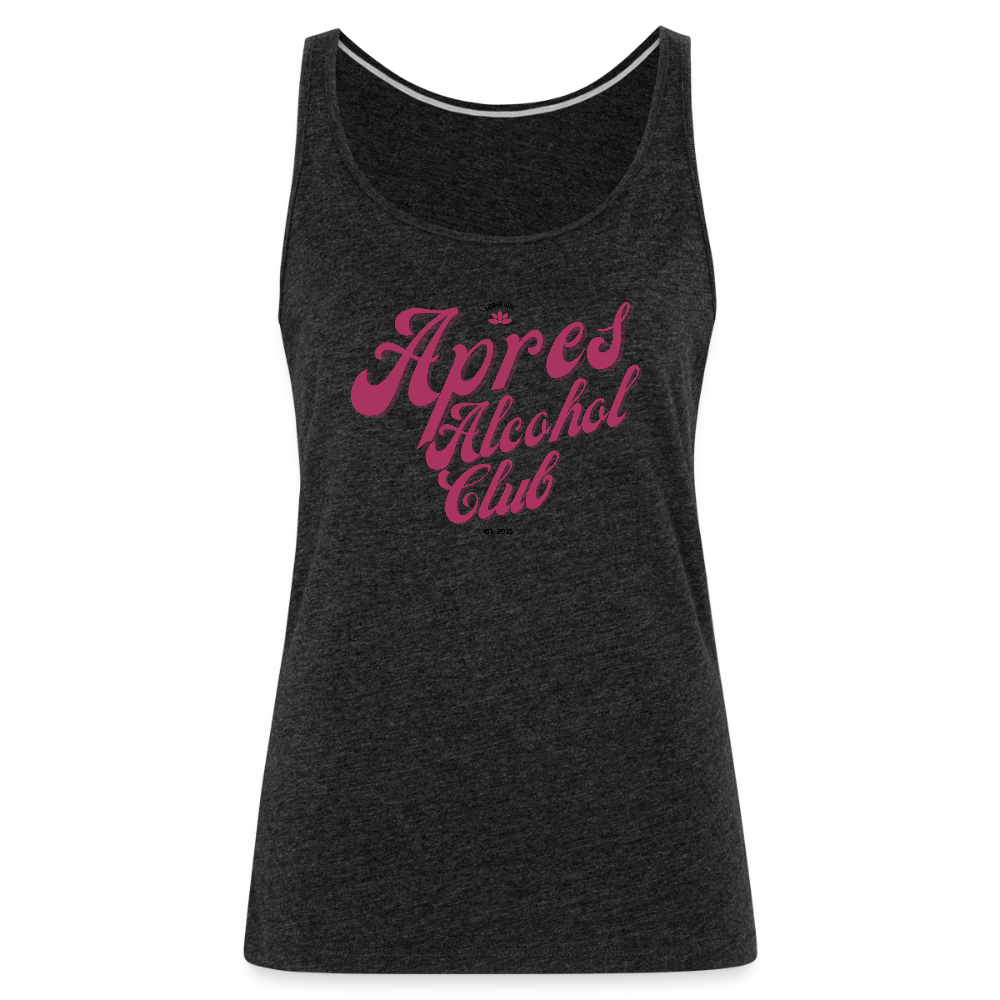 Apres Alcohol Club Premium Tank Top - charcoal grey