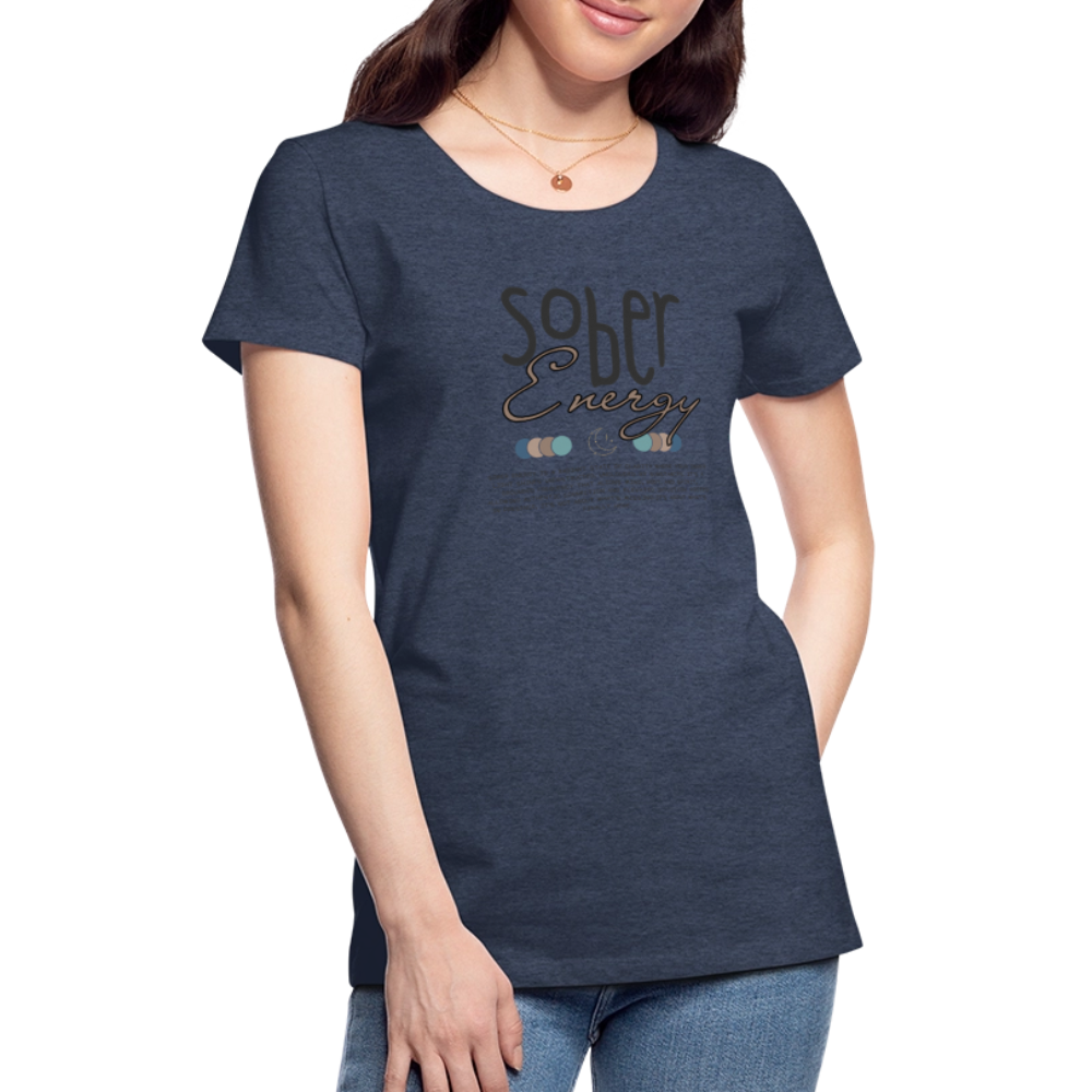 Sober Energy women's t-shirt - heather blue