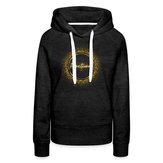 Golden Circle Functional AF Women’s Premium Hoodie - charcoal grey