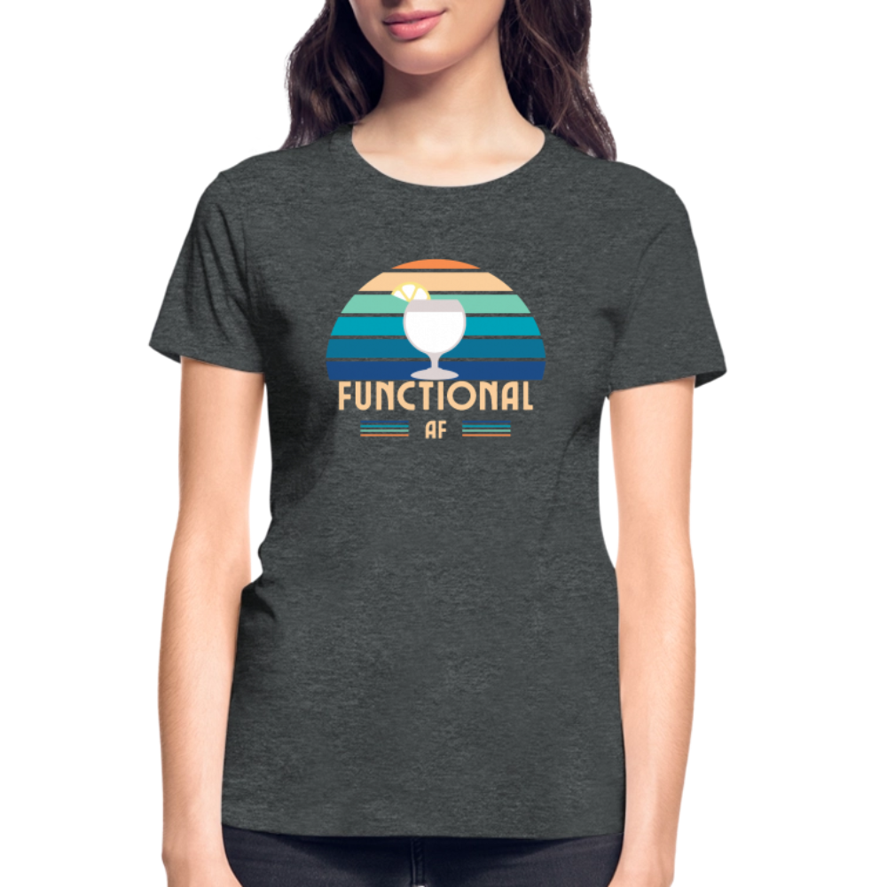 Functional AF Women’s Premium Organic T-Shirt - deep heather