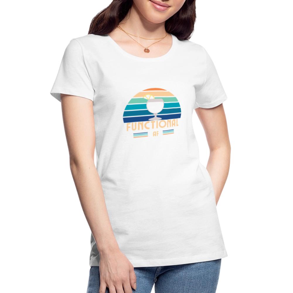 Functional AF Women’s Premium Organic T-Shirt - white